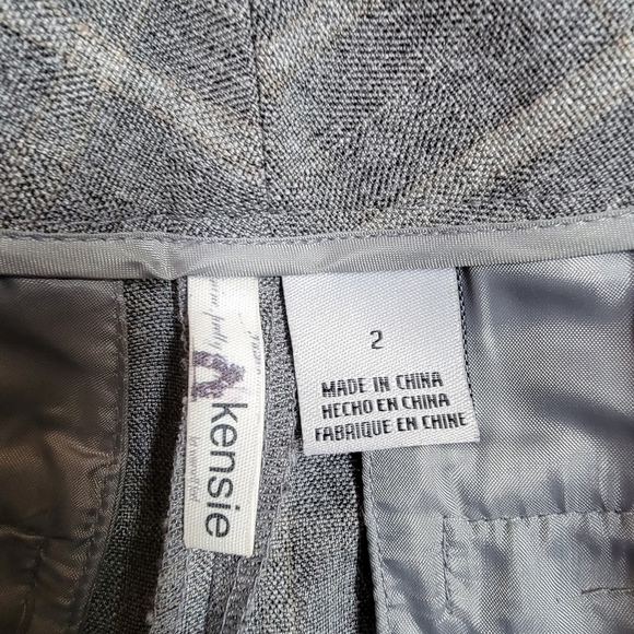 Kensie gray plaid pants - Picture 12 of 14